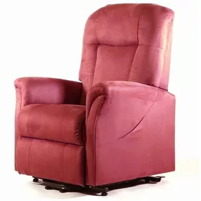   FLAVIA burgundy állító-fektető fotel 2 motoros / lángálló