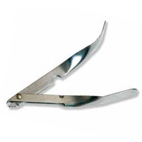Bőrkapocs kiszedő - fém, egyszer használatos 11cm