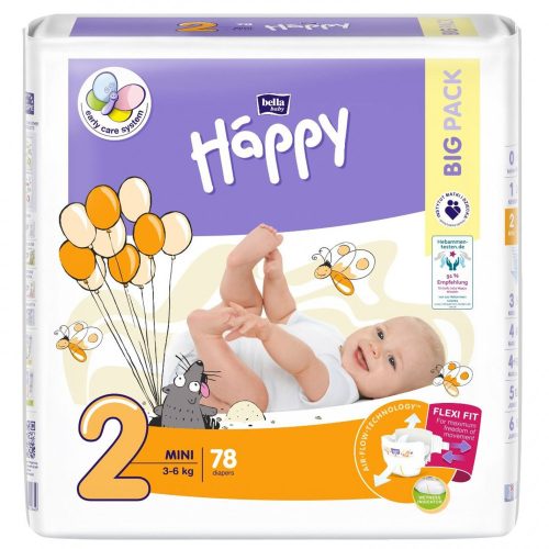 Bella Baby Happy MINI 3-6 KG gyerek pelenka 78db