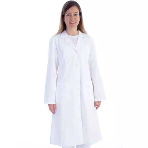 FEHÉR egészségügyi köpeny - pamut/polyester – NŐI Méret:XS-es