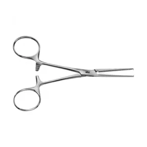   AESCULAP KOCHER vértelenítő fogó - egyenes- horgas 1x2 - 14 cm - BH614R