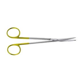   AESCULAP BABY METZENBAUM TC DUROTIP olló - hajlított - Tompa/Tompa - 14.5 cm - BC259R