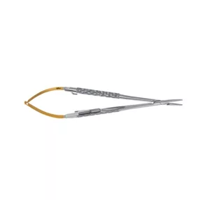   AESCULAP CASTROVIEJO TC DUROGRIP tűfogó - egyenes - 0.4/18 cm - BM003R