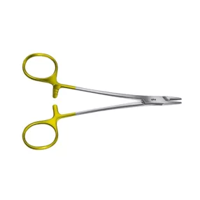   AESCULAP BABY-CRILE-WOOD TC DUROGRIP tűfogó - egyenes - 14.5 cm - BM016R