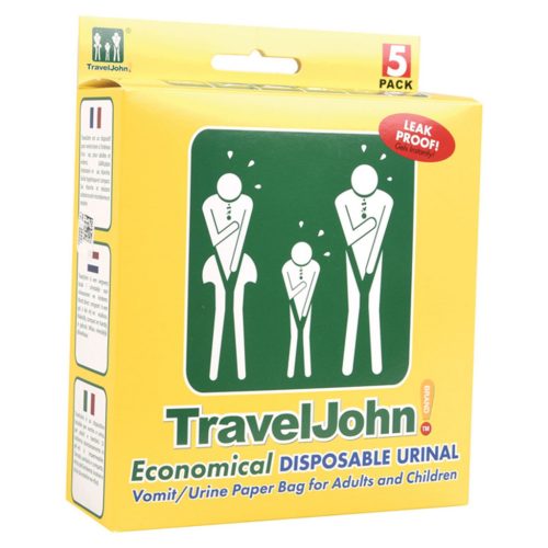 TRAVELJOHN eldobható hányás zacskó 800 ml 5 db