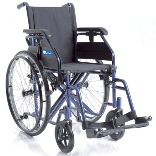 Kerekesszék DUAL - gyorskioldású aluminium kerekekkel 150kg-ig Ülésszélesség:40-cm