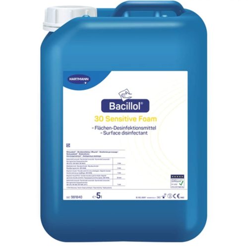 Bacillol 30 Sensitive Foam felületfertőtlenítő hab 5 L