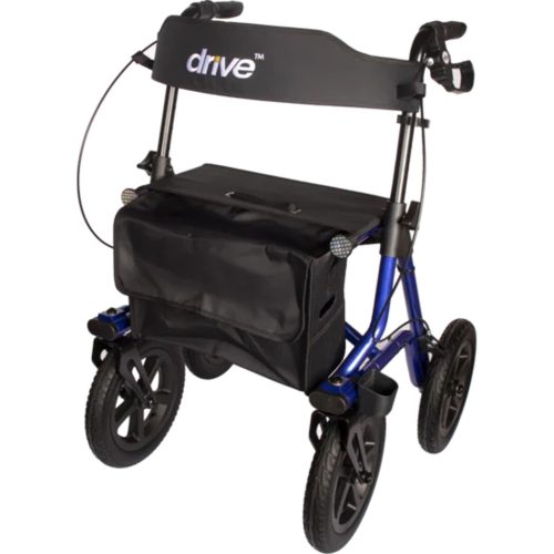 DRIVE OUTDOOR kültéri rollátor Méret:fenyőzöld/felfújható gumival