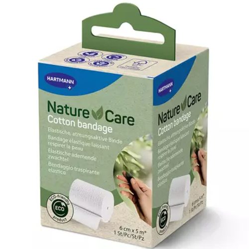 Nature Care pamut kötésrögzítő pólya 6cmx5m