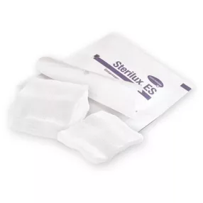 Sterilux ES 10x10cm, 8rtg steril hajtogatott mull lap
