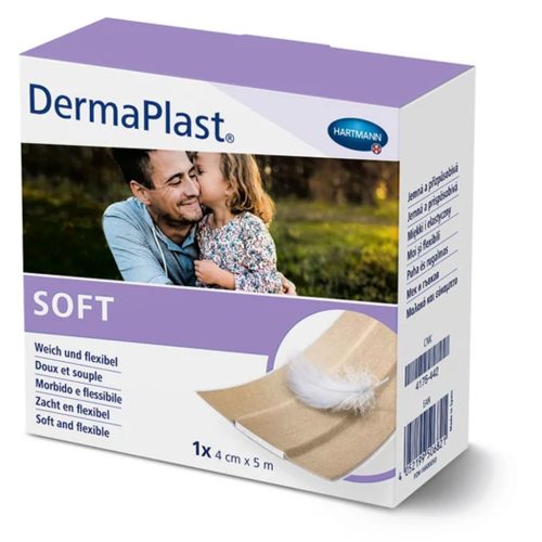 DermaPlast Soft vágható sebtapasz tekercsben 4cmx5m