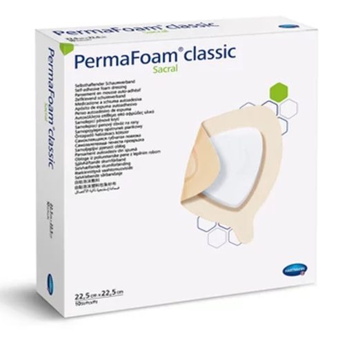 PermaFoam Classic Sacral habszivacs kötszer 22,5x22,5 cm