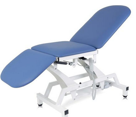 Lytus eletromos 3 részes vizsgálóágy, 200 kg-ig, 62cm széles Méret:Fehér