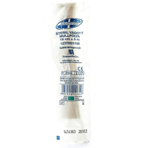 STERIL, szegett mullpólya 15cmx5m