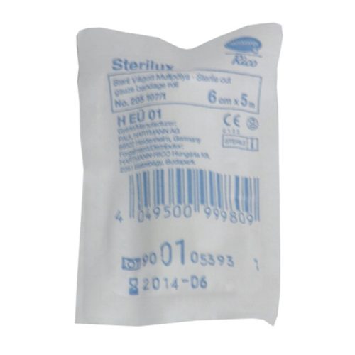 STERIL, vágott mullpólya, 6cmx5m HARTMANN