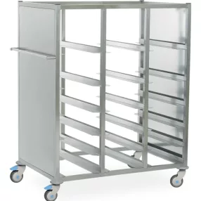 Steril kosár és doboz szállító kocsi 700x1070x1340 mm