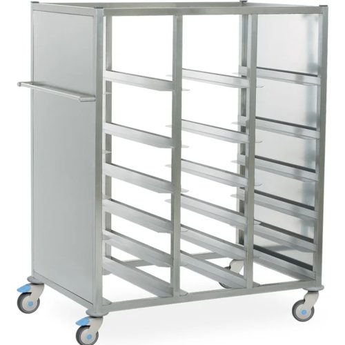 Steril kosár és doboz szállító kocsi 700x1070x1340 mm