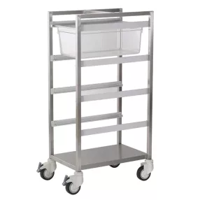 Steril kosár és doboz szállító kocsi 620x440x1145mm