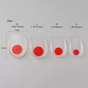   GLORY Szilikonos sarokemelő PIROS - M-es ( Női) Méret:L-es