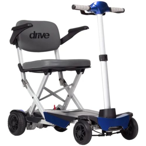 DRIVE Manual Fold+ elektromos mozgássérült scooter Méret:Kék