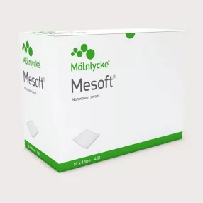 Mesoft mull lap nem steril 5 x 5 cm Méret:30gr, 4 rétegű