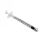 Fecskendő 1 ml 3 részes Luer-lock conussal