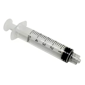 Fecskendő 5 ml 3 részes Luer-lock conussal