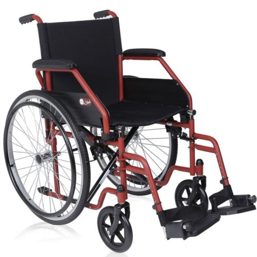 START COLOR kerekesszék PIROS 120kg-ig Méret:43 cm