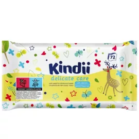 KINDII DELICATE CARE nedves törlőkendő 72X