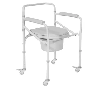 Összecsukható szoba WC kerekekkel, 115kg-ig