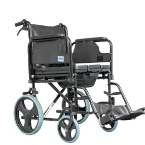   Beltéri transport kerekesszék tolókarfékkel - szoba WC 110 kg-ig