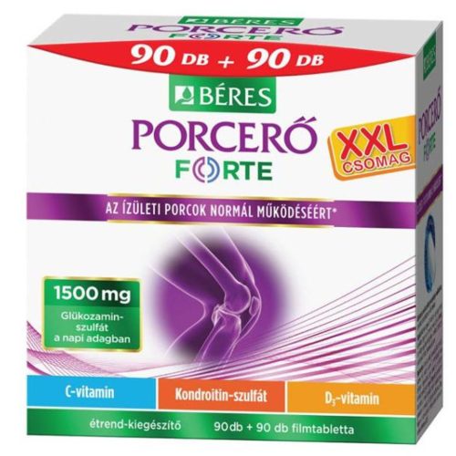 Béres Porcerő Forte étrend-kiegészítő filmtabletta 2x90 db