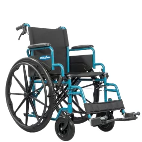   AEGEUS 24' erősített vázú kerekesszék tolókar fékkel 125kg-ig Méret:52cm
