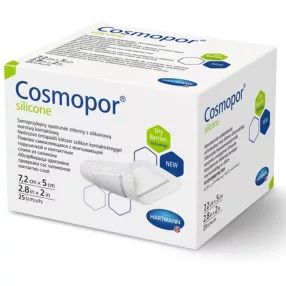 Cosmopor silicone szigetkötszer szilikonréteggel 7,2x5cm.