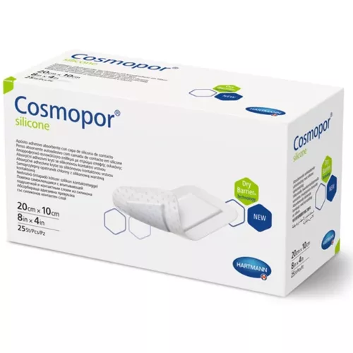 Cosmopor silicone szigetkötszer szilikonréteggel 20x10 cm