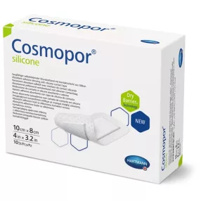 Cosmopor silicone szigetkötszer szilikonréteggel 10x8cm