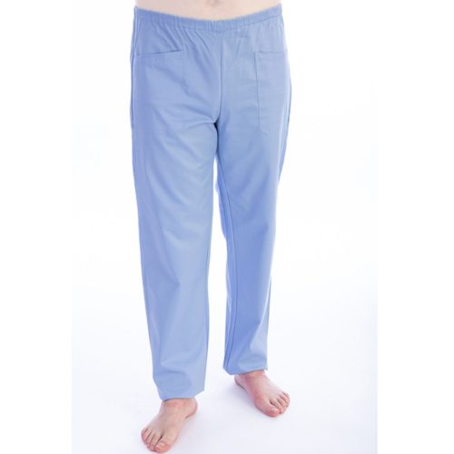 Nadrág orvosi, unisezex - pamut/polyester – világoskék Méret: