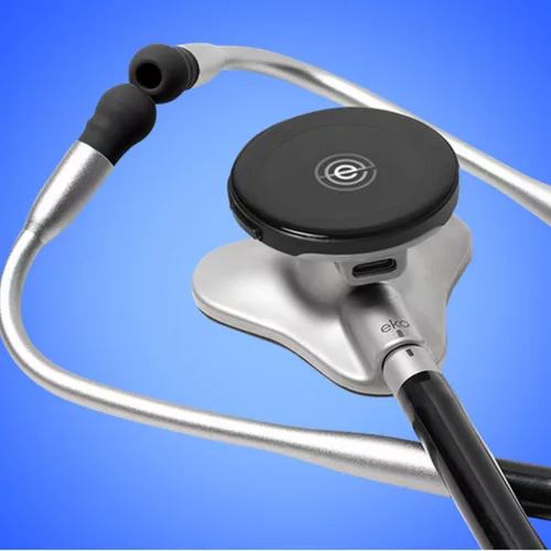 Eko CORE 500™ digitális fonendoszkóp, 3 elvezetéses EKG-val