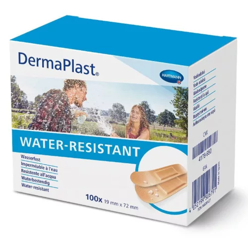 DermaPlast Water-resistant Vízálló steril sebtapasz 19x72mm