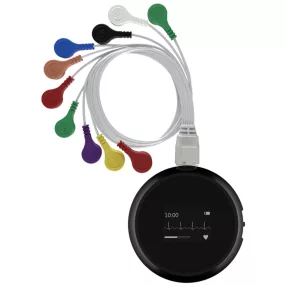M12 EKG holter monitor rendszer - 12 elvezetés/ 72h