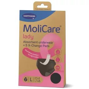   MoliCare Lady mosható női nedvszívó alsónemű és 5 betét L Méret:166314