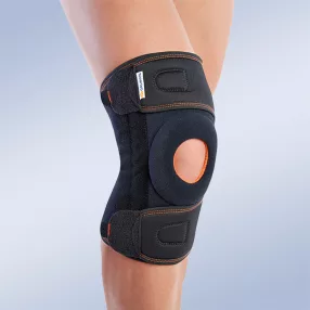   ORLIMAN 3TEX ADVANCE patella rögzítő térdszorító, pántos FEKETE