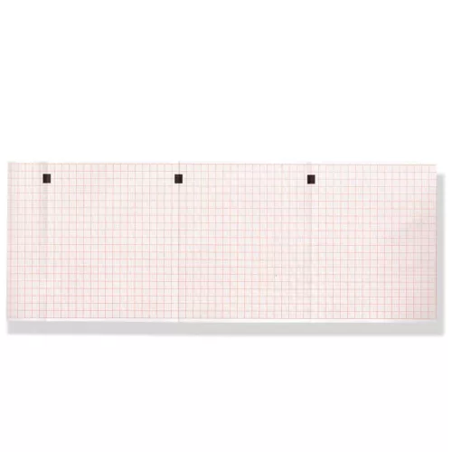 EKG papír 112x90mm x200 lap - vörös jelöléssel