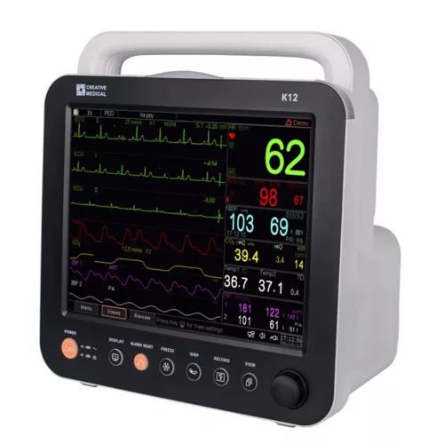 GIMA K12 multiparaméter betegőrző monitor Méret:5 elvezetés EKG