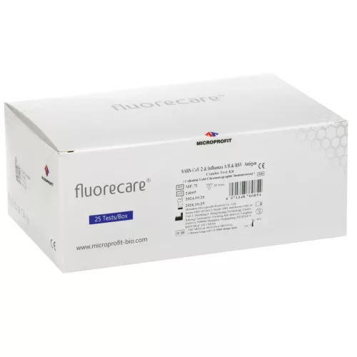 fluorecare® Combo 4 az 1-ben antigén gyorsteszt, 25 db/csomag
