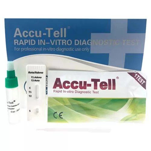 Accu-Tell® Adenovírus–Rotavírus kombinált gyorsteszt, 20 db/csomag