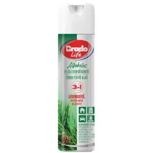 Bradolife felületfertőtlenítő és légfrissítő 300ml fenyő