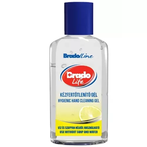 Bradolife kézfertőtlenítő gél 50ml citrom