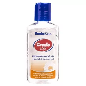 Bradolife kézfertőtlenítő gél 50ml kamilla