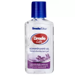 Bradolife kézfertőtlenítő gél 50ml levendula
